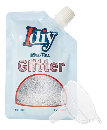 Glitter  X 100g Extra Fino - Titanium