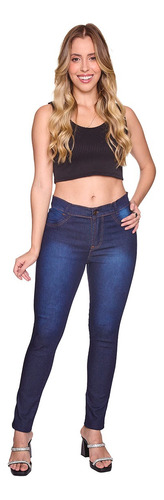 Calça Jeans Feminina Slim Fit Dia A Dia Estilosa Premium