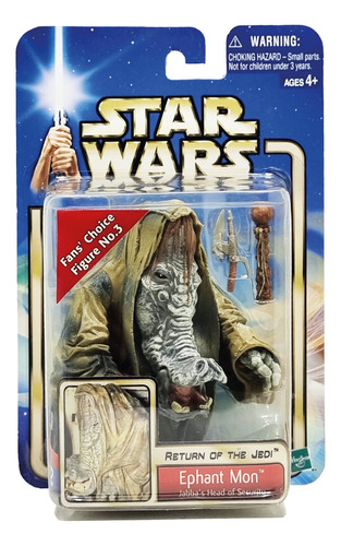 Hasbro - Star Wars - Saga Azul - Ephant Mon Jabba´s Head