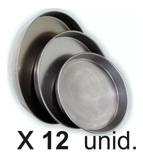 Imagen 2 de 6 de Horno Pizzero 12 Moldes Depaolo Acero Inox + Moldes + Gancho