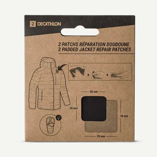 Adesivo De Reparação Para Casacos Acolchoados Cor Preto
