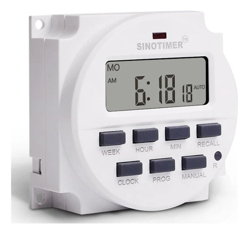 Temporizador Timer Semanal Programable 120v Tm618sn 1 Seg