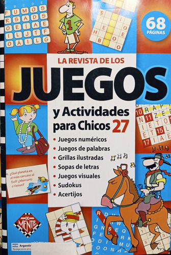 Juegos Y Actividades Para Chicos X 5 Revistas + Regalos