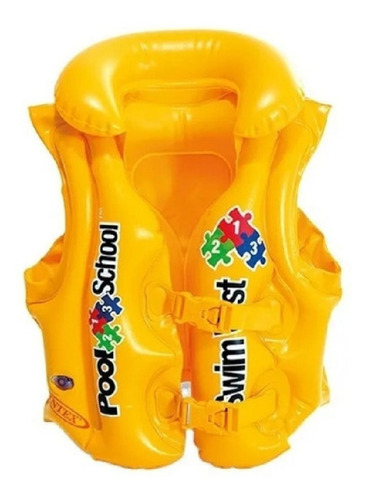 Chaleco Seguridad Inflable Flotador Niños Salvavidas Talla L