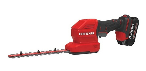 Cortasetos Inalambrico Craftsman, 20v, Incl Bateria Y Carg. Rojo