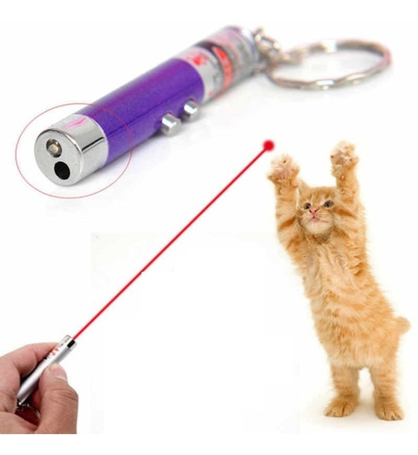 Imagem 1 de 6 de Brinquedo Cachorros Gatos Laser Interativo Pet Anti Stress 