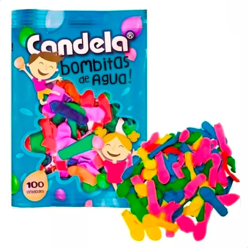 Bombitas De Agua X100 Candela Carnaval Globos - Mejor Precio Color Multicolor