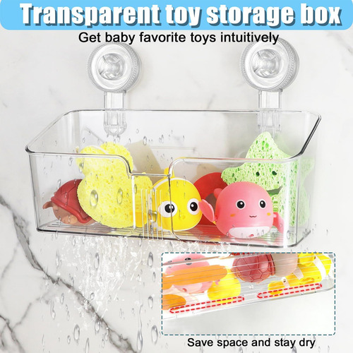 Almacenamiento De Juguetes De Baño Para Bebés Organizador De