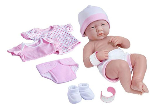 Set De Regalo Baby Doll Canastilla De 8 Piezas | Jc Toys - G