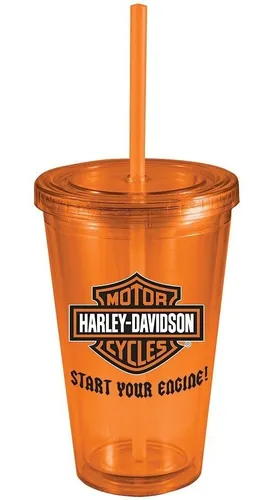 Vaso Acrilico Harley Davidson