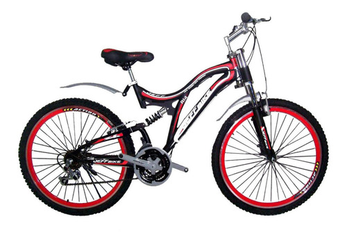 Bicicleta Doble Amortiguador 18 Velocidades Aro 26 Aluminio