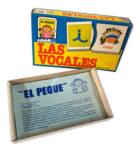 Juego De Mesa Retro Las Vocales