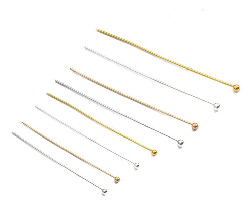 200 Peças De Pinos De Metal Descobertas De Cabeça De 25 Mm