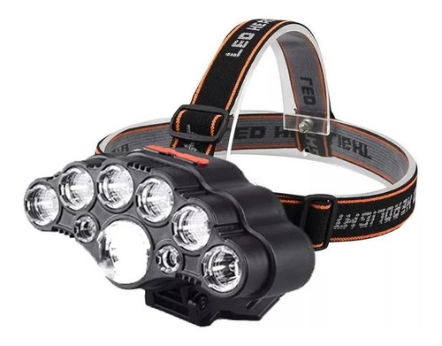 Linterna Frontal Recargable 9 Led Irm