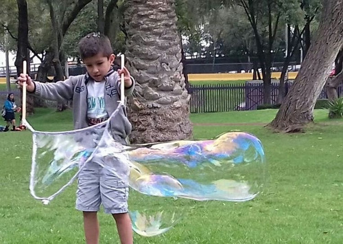 Imagen 7 de 10 de Burbujas Gigantes Con Cuerdas-para Divertirte A Lo Grande