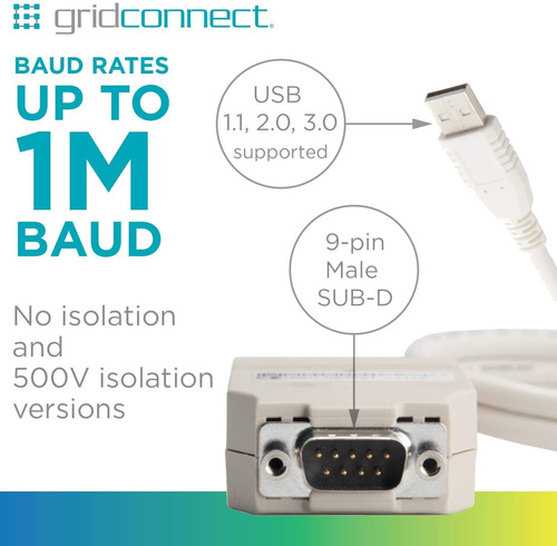 Adaptador Usb A 9 Pines Macho Sub - D