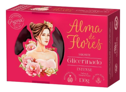 Kit 4x Sabonete Alma De Flores Intense 130g - Memphis