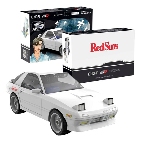 Auto Initial D Mazda Fc35 Rx-7 Red Suns - Cada