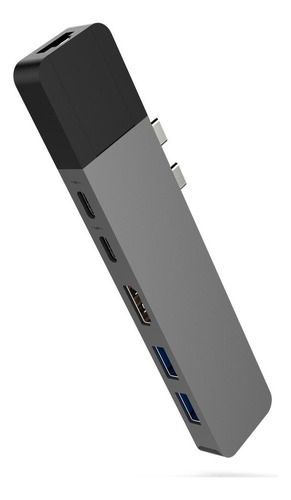 Hyper Hyperdrive Net - Hub Para Usb-c Macbook Pro (6 En 2)