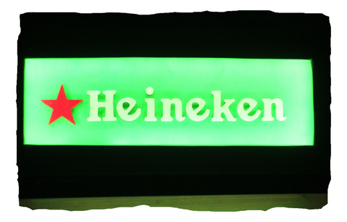  Anuncio Bar Letrero Luminoso Heineken, Cartel Cerveza 