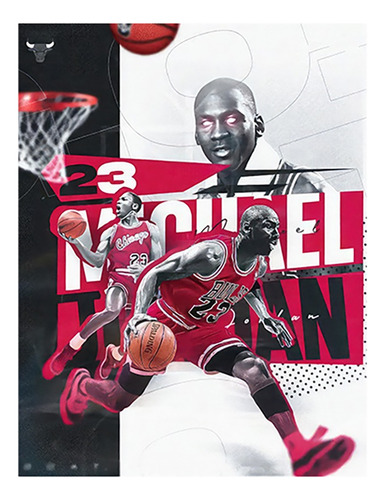 Poster De Michael Jordan El Mejor Jugador De Basketball