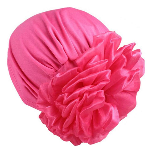 Gorro De Mujer Elástico Con Diseño De Flor Para La Cabeza.