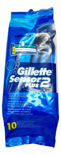 Rastrillo Gillette Sensor 2 Plus Paquete Con 10 Pz