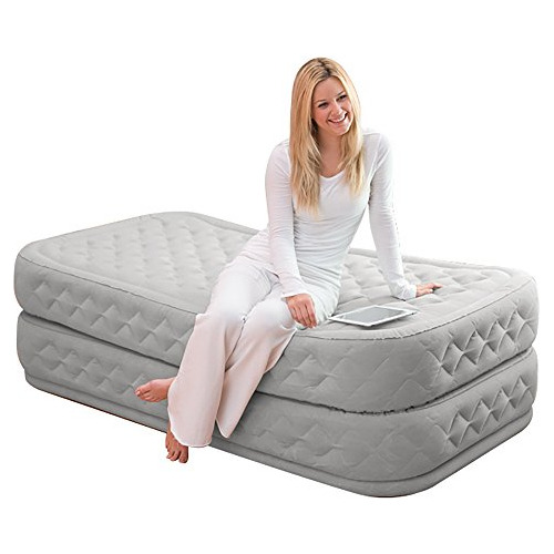 Cama De Aire Intex Supreme Air-flow Con Bomba Eléctrica Inco