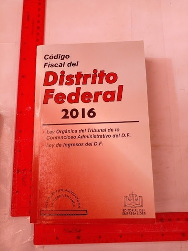 Codigo Fiscal Del Distrito Federal 2016 (Usado)