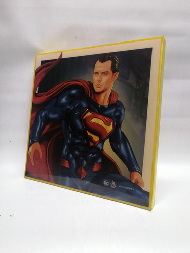 Cuadro Marvel U.s.a Superman Acrílico Original Grande