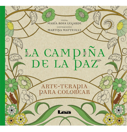 Campiña De La Paz: Arte-terapia Para Colorear - Maria Rosa L