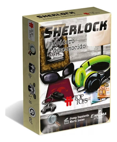 Juego De Mesa Sherlock Paradero Desconocido Cod 102354