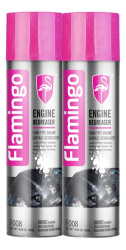 Spray Desengrasante Para Motor Con Espuma Flamingo 650ml