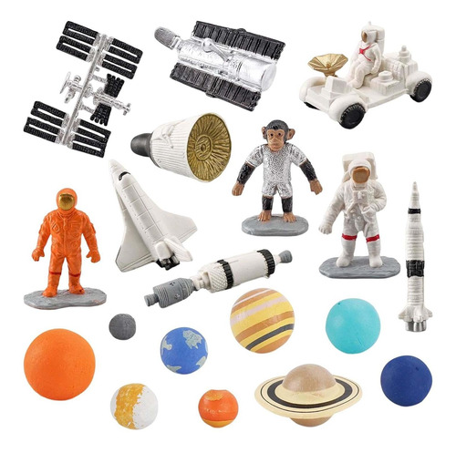 Modelo De Astronauta En Miniatura Adornos Dioramas Para