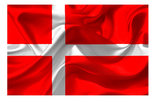 Bandera Dinamarca 1.50x90cm Exterior Grande