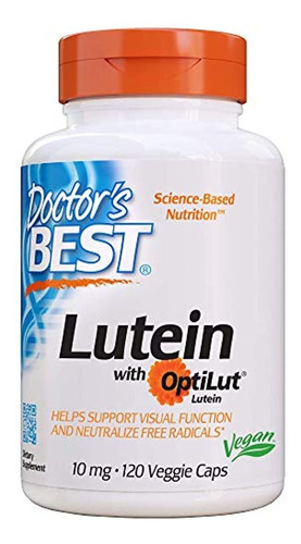 Doctor 's Best 20 Mg Lutein Ésteres Cápsulas Vegetarianas