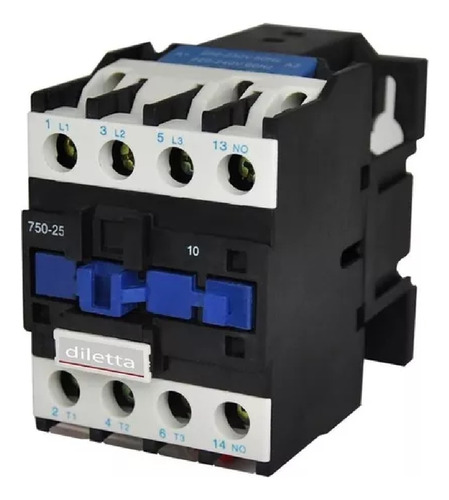 Contactor Diletta 12 Amp Bobina 380 Volts