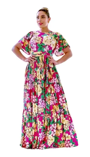 Vestido longo evangelico mercado on sale livre