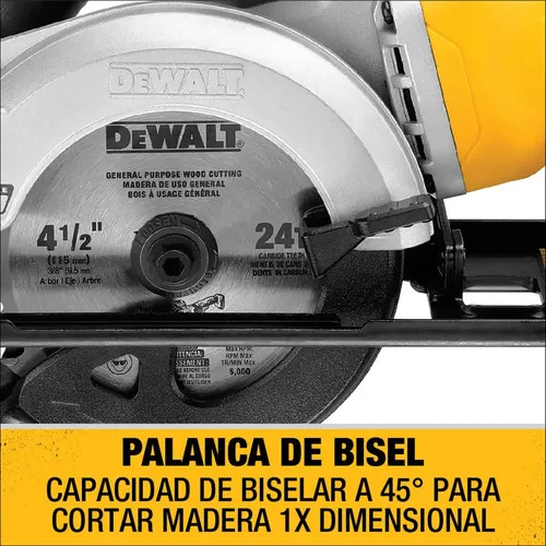 Sierra Circular 4 1/2 Max Atomic Dewalt DCS571B