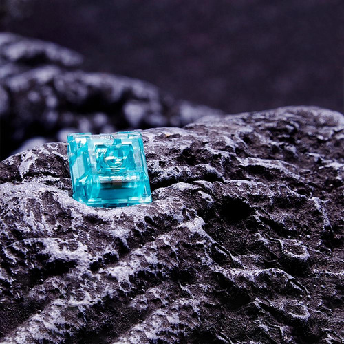 Switch De Teclado Akko Crystal Blue Linear Kit 45 Unidades