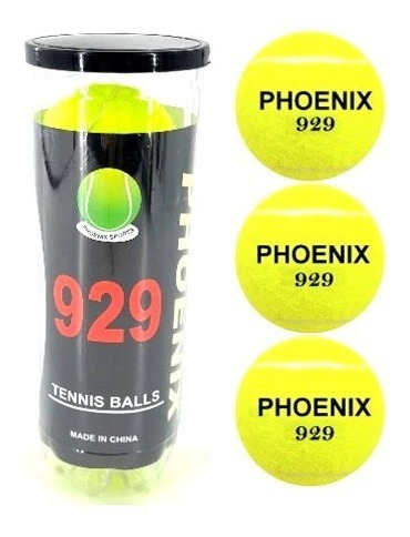 X5 Tubos De Pelotas De Tenis Phoenix 929 