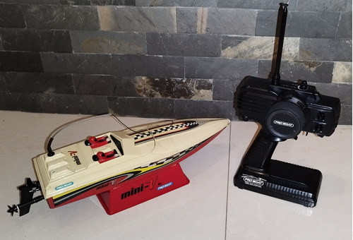 Lancha Radio Control Proboat Mini V Con Control Vintage