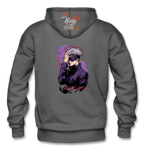 Poleron Con Cierre, Gojo Satoru, Jujutsu Kaisen, Anime, Manga, Fans, Xxxl / Thekingstore