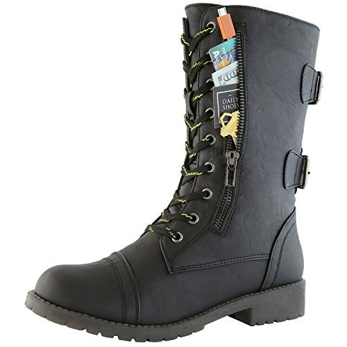 Botas De Tobillo De Combate Militar Dailyshoes Para Mujer He | Cuotas sin  interés