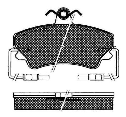Pastilla De Freno Renault Espace 91/96 Delantera
