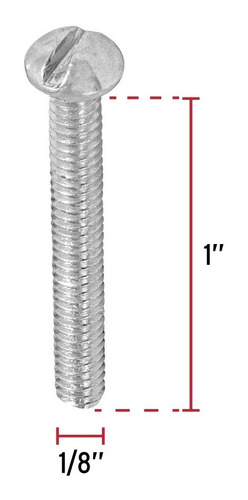 Bolsa Con 400 Tornillos 1/8 X 1 Tipo Estufa Fiero 44602