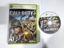 Comprar Call Of Duty 3 Sin Instructivo Para Xbox 360