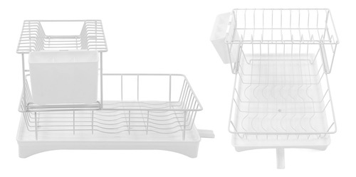 Escurridor Para Platos, 2 Niveles De Gran Capacidad