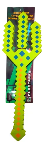 Combo Minecraft Armas Goma Eva X8 Espadas Hacha Pico Pala