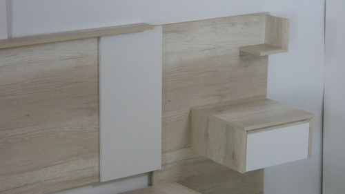 Imagen 5 de 9 de Respaldo Sommier Cama Mesas De Luz 140 A 200 Cm 3006 A24